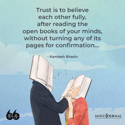Kamlesh Bhasin Trust Is To Believe