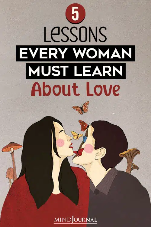 Lessons Woman Must Learn Love pin