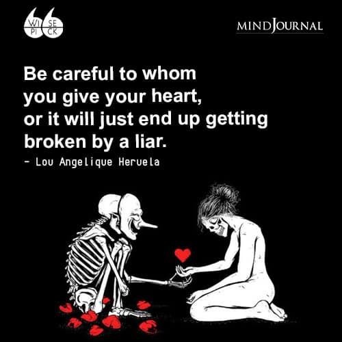 Lou Angelique Heruela Be careful to whom