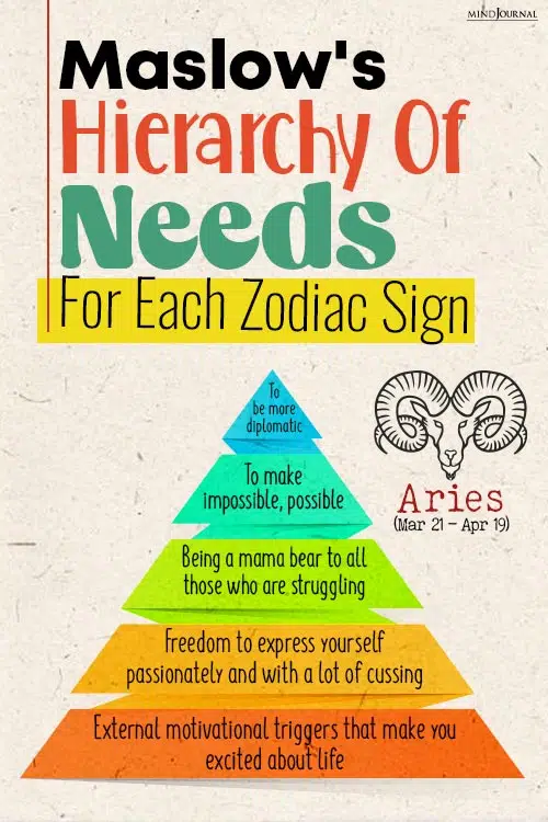 Maslows Hierarchy Of Needs Zodiac pin