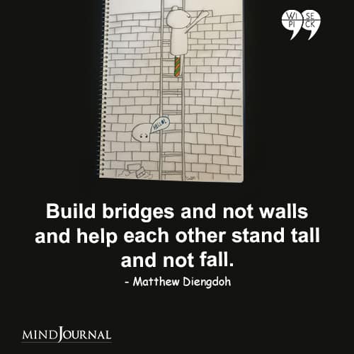 Matthew Diengdoh Build bridges