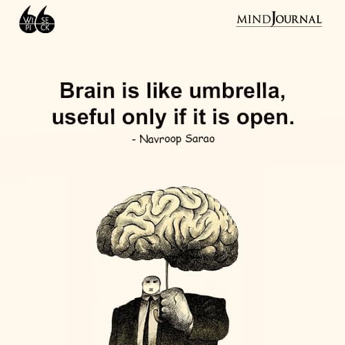 Navroop Sarao Brain is like umbrella