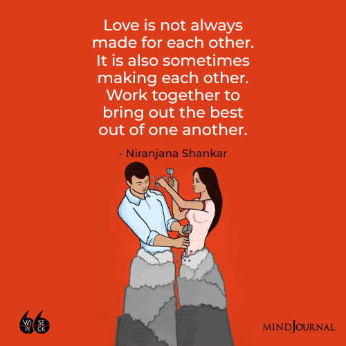 Niranjana Shankar Love is not always