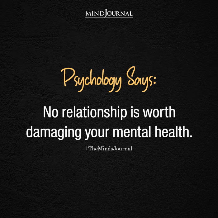 No Relationship Is Worth Damaging Your