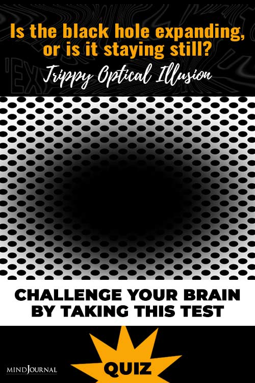 Optical Illusion Is the black pin