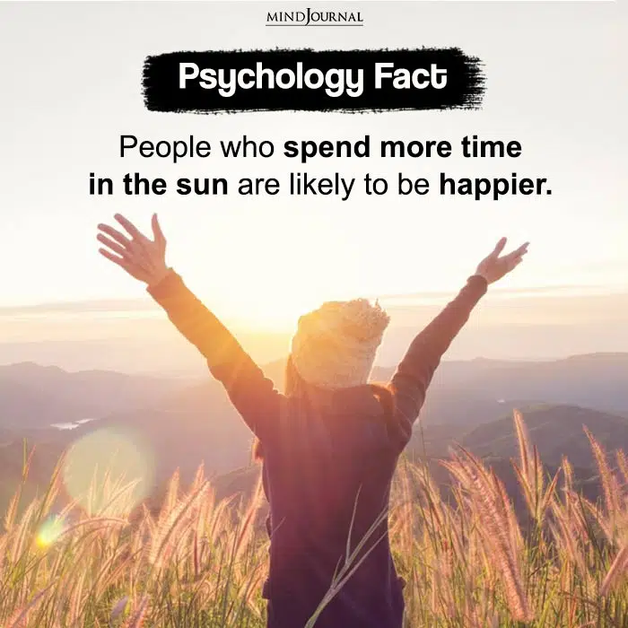 People who spend more time in the sun