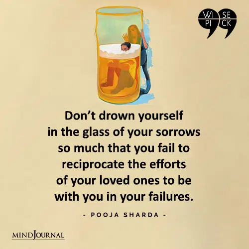 Pooja Sharda Dont drown yourself
