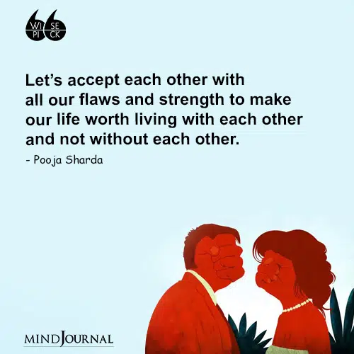 Pooja Sharda Lets accept each