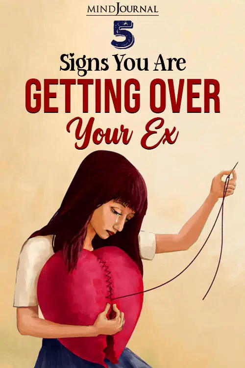 Signs Getting Over Your Ex pin