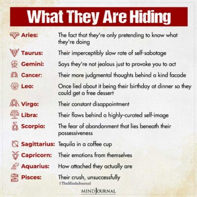 What The Zodiac Signs Are Hiding - Zodiac Memes Quotes