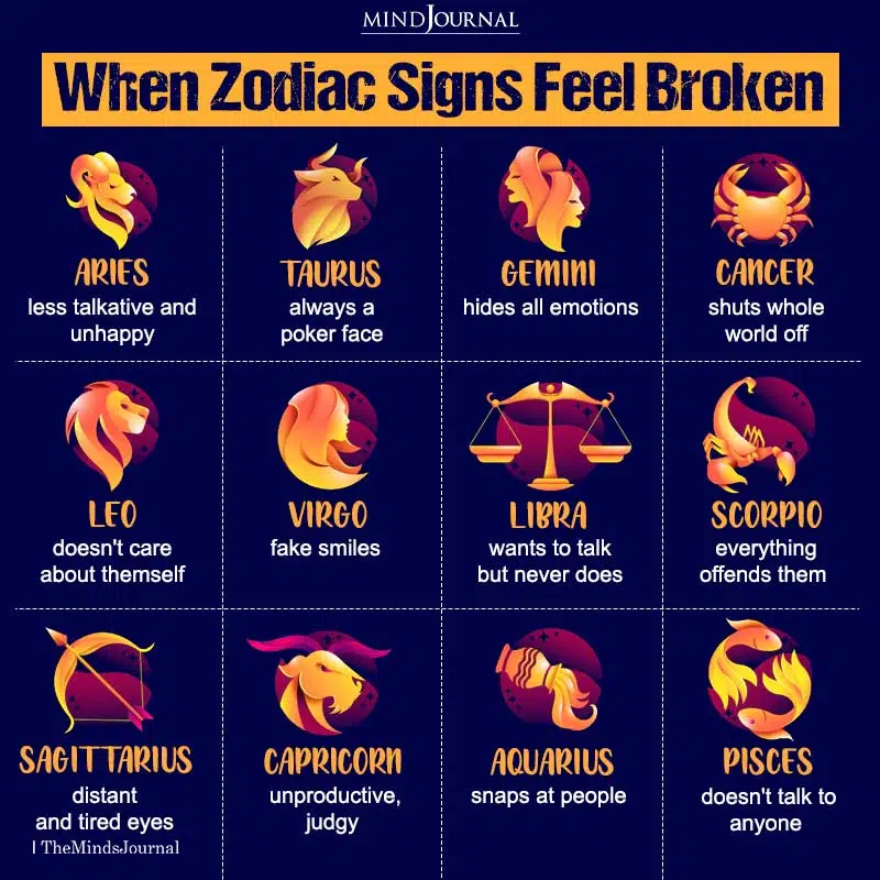 When Zodiac Signs Feel Broken