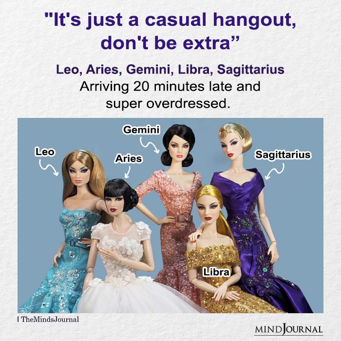Which Zodiac Signs Are Most Likely To Go Overdressed On A Date
