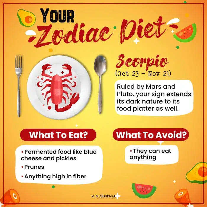 Zodiac Diet scorpio