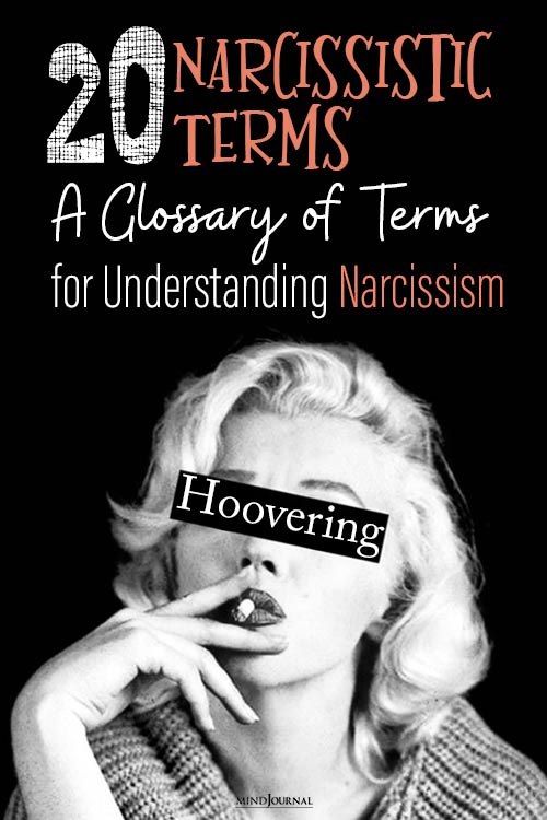 A Glossary of Terms for Understanding Narcissism pin