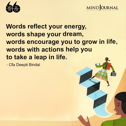 Cfa Deepti Bindal Words reflect your