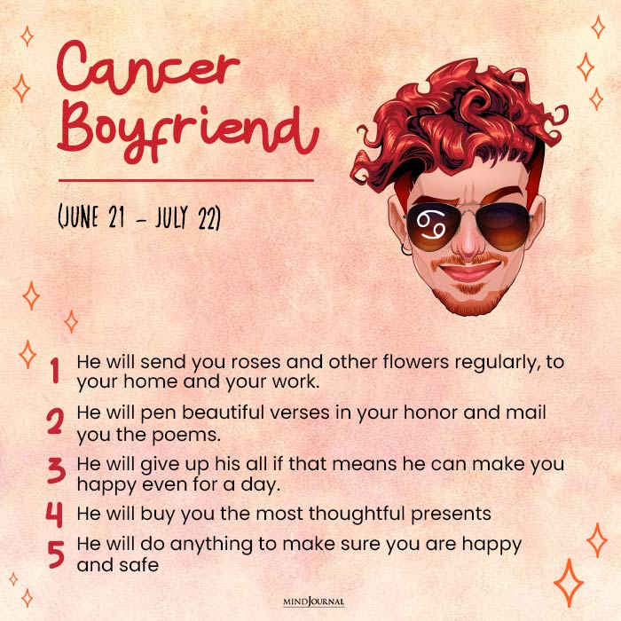 How Boyfriend Treat You cancer