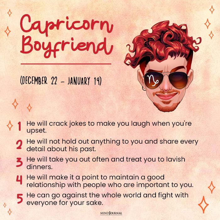 How Boyfriend Treat You capricon