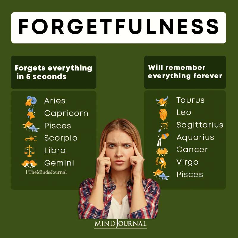 How Forgetful Are The Zodiac Signs