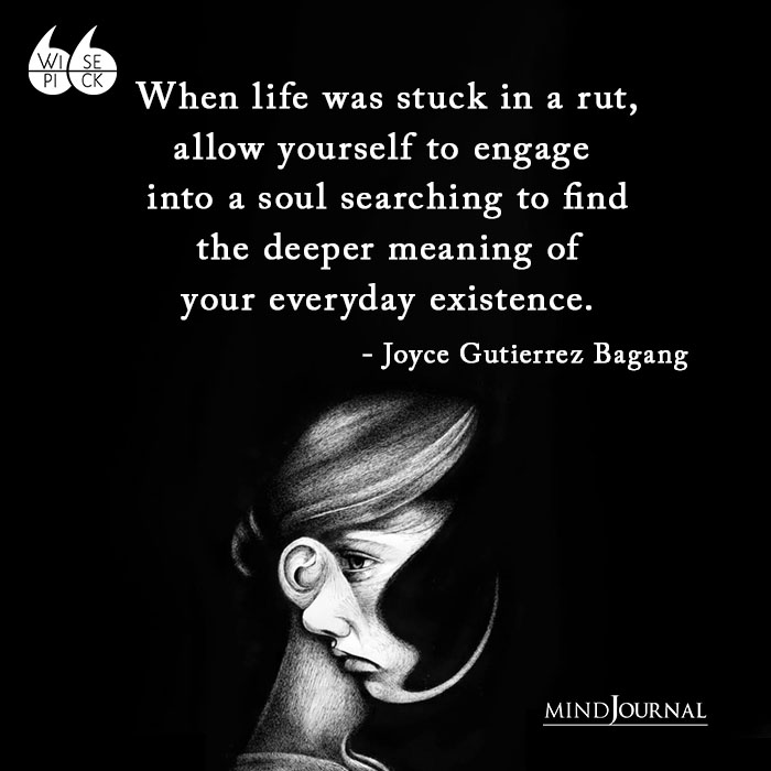 Joyce Gutierrez Bagang When life was stuck