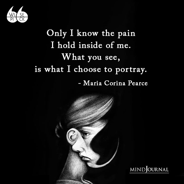 Maria Corina Pearce Only I know the pain