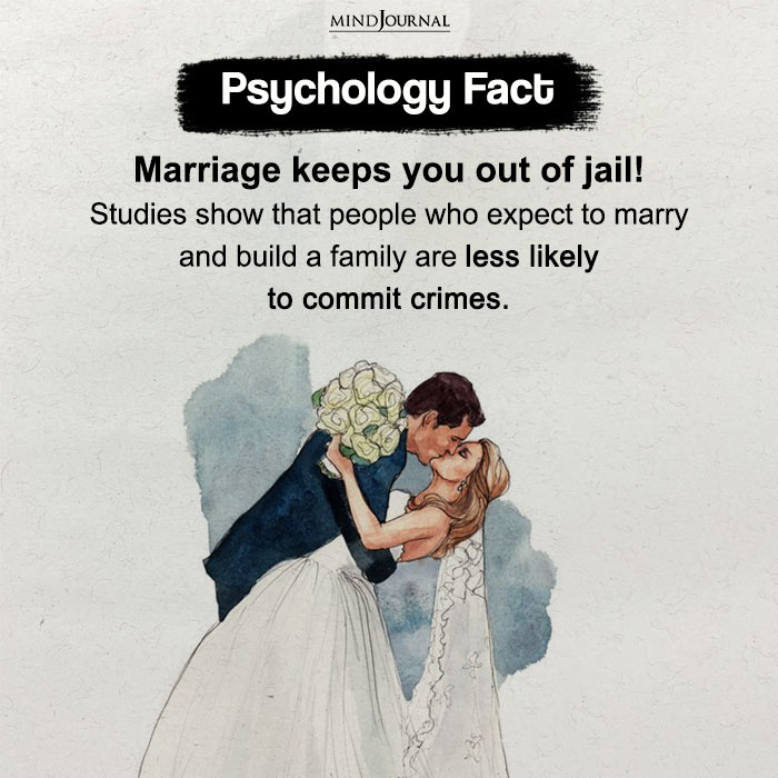 Marriage keeps you out of jail
