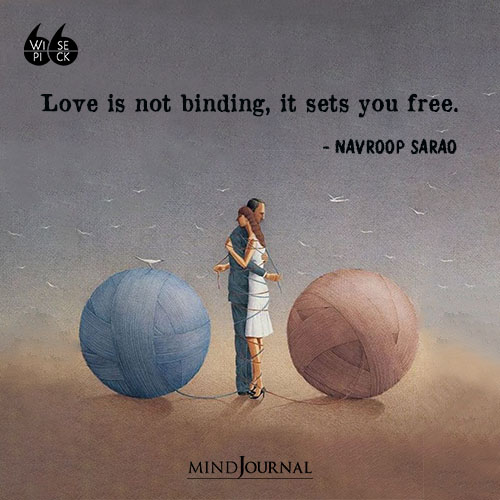 Navroop Sarao Love is not binding it sets