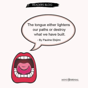 Pauline Ebijimi The tongue either