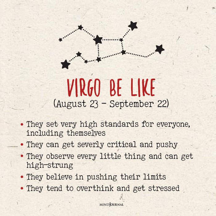 Personality Traits Of Each Zodiac Sign virgro