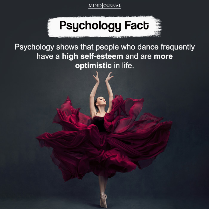 Psychology shows that people who dance