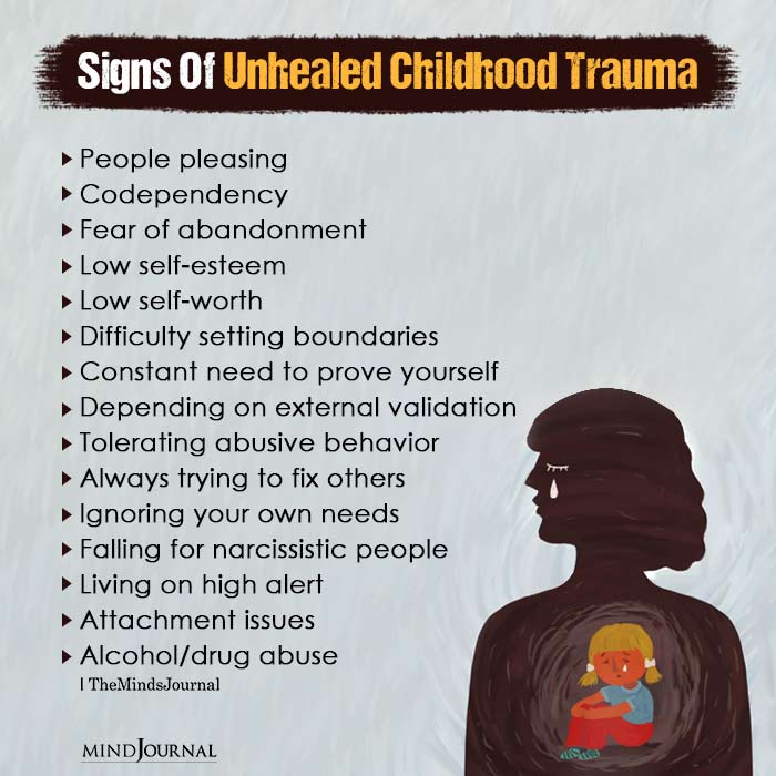 Signs Of Unhealed Childhood Trauma