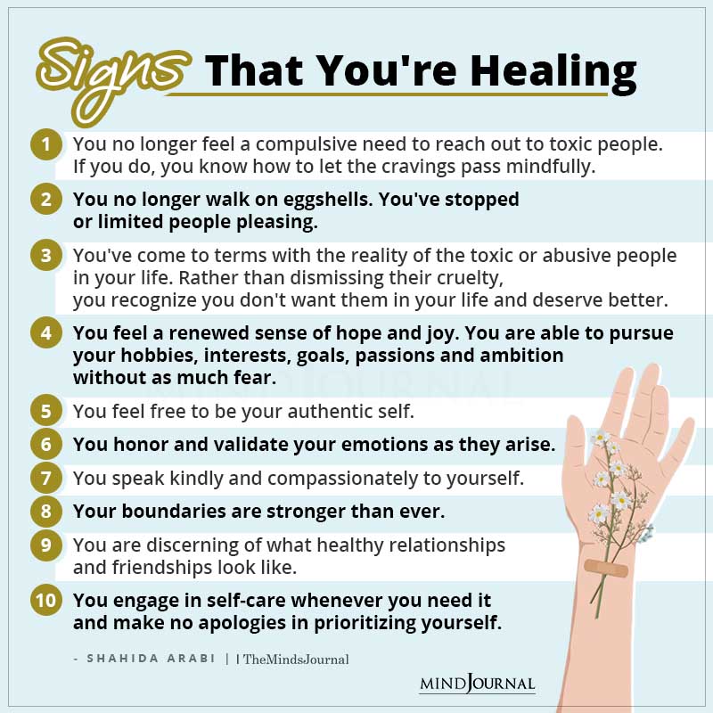 Signs That Youre Healing