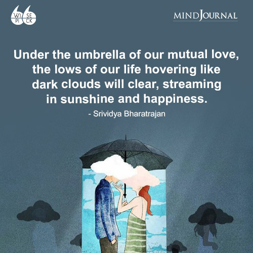Srividya Bharatrajan Under the umbrella