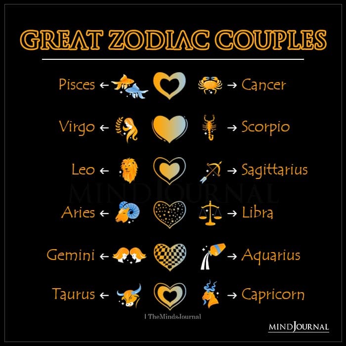 These Zodiac Sign Pairs Make The Best Couples