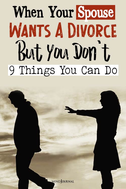 Things Do If Spouse Want Divorce pin