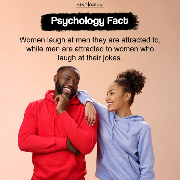Women laugh at men they are attracted to