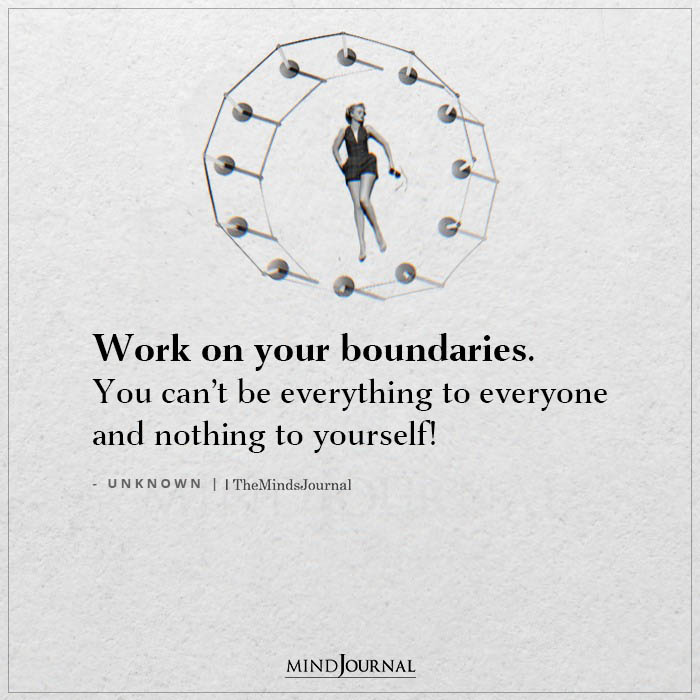 Work On Your Boundaries