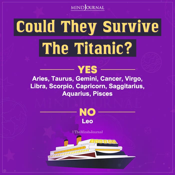 Zodiac Signs Who Could Survive The Titanic
