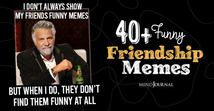 40 Funny Friendship Memes To Send Your Bff 