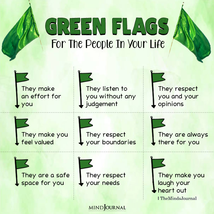 Green Flags For The People In Your Life