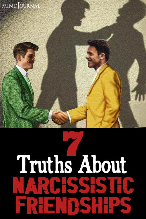 Hard Truths About Narcissistic Friendships pin