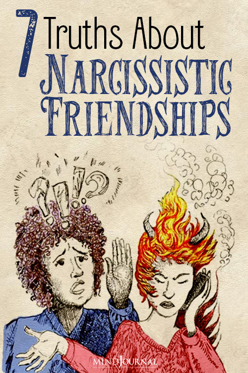 Hard Truths Narcissistic Friendships pin
