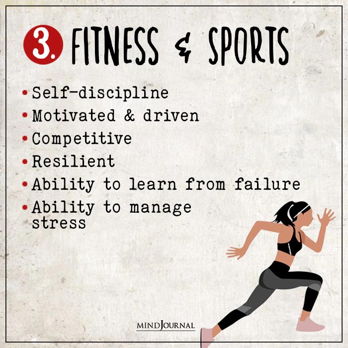Hobbies Interests Say About You Fitness Sports