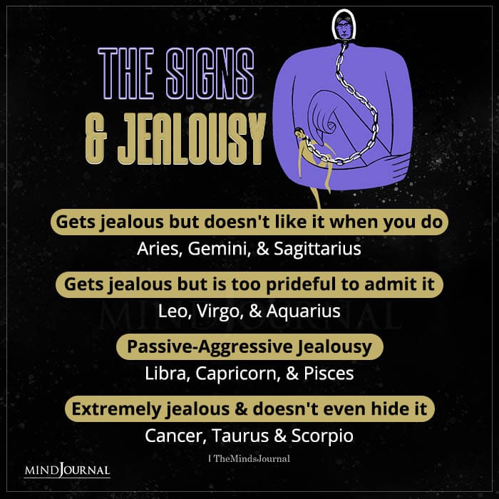 How The Zodiac Signs Handle Jealousy