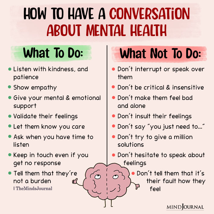 How To Have A Conversation About Mental Health