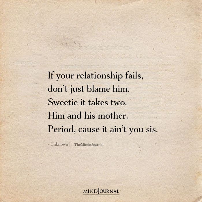 If Your Relationship Fails