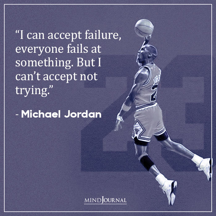 Inspirational Michael Jordan Quotes accept failure