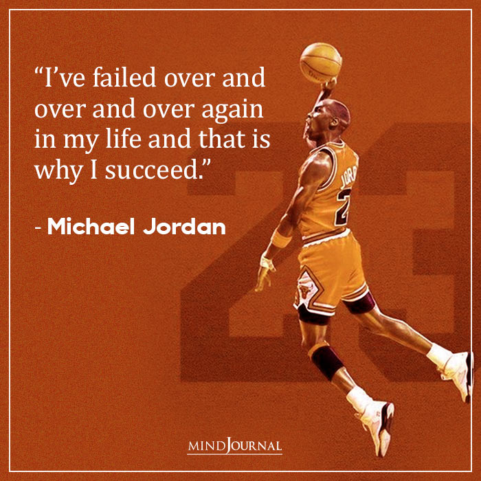 Inspirational Michael Jordan Quotes failed over and over