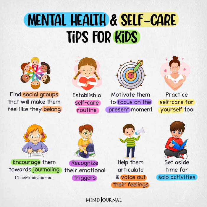 Mental Health And Self Care Tips For Kids