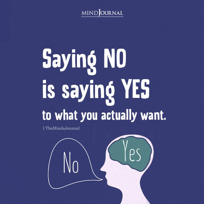 Saying NO Is Saying YES To What You Actually Want