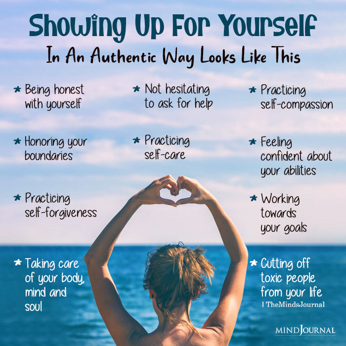 Showing Up For Yourself In An Authentic Way